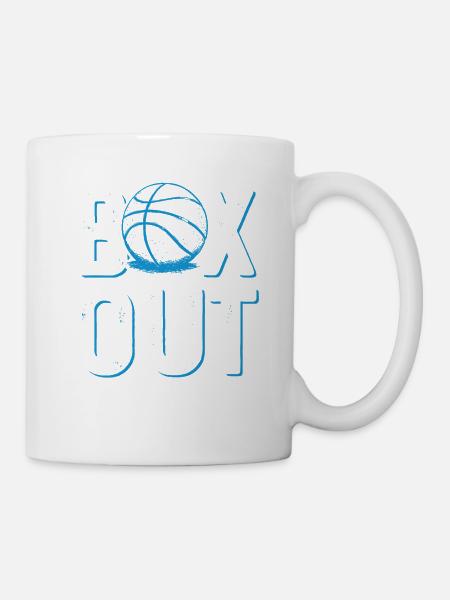 basketball sport - Tasse - Weiß