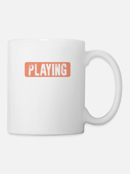 playing cricket - Tasse - Weiß