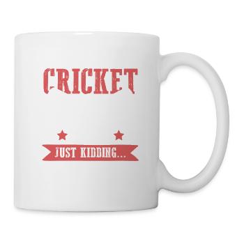 cricket team - Tasse - Weiß - Rechts