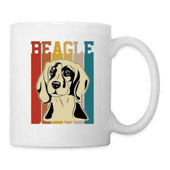 Dog lover Beagle dog breed - Mug - white - Right