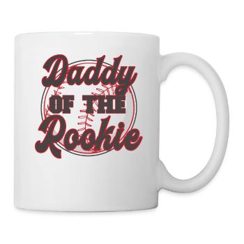Daddy of the Rookie - Papa Baseball Spieler - Tasse - Weiß - Rechts