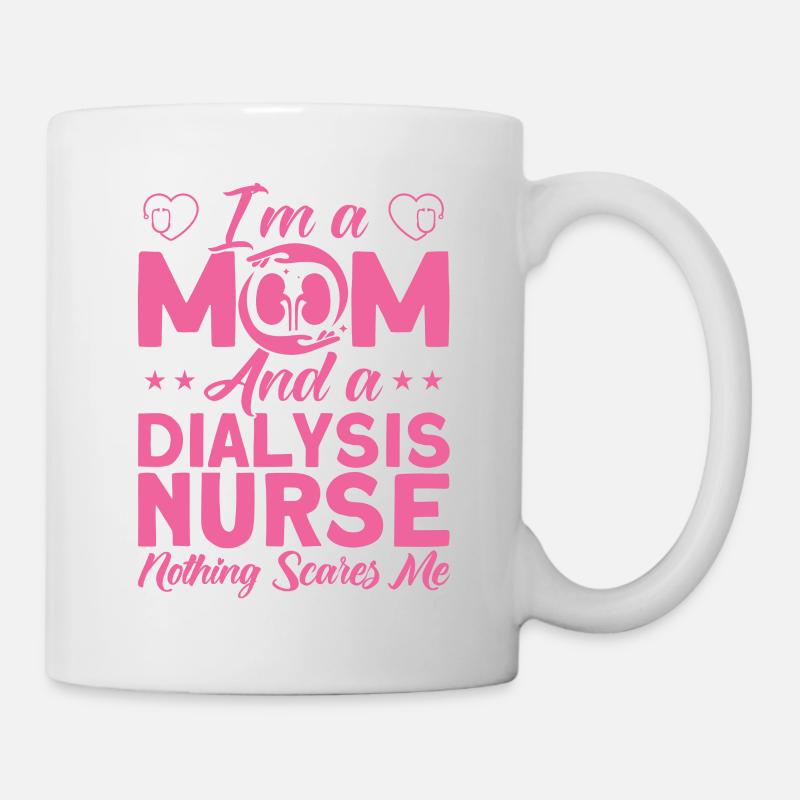 Dialyse Schwester Krankenpflege Krankenschwestern - Tasse - Weiß