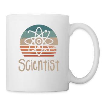 Rétro Vintage Scientifique Chimie Physique Science - Mug blanc - blanc - Droite