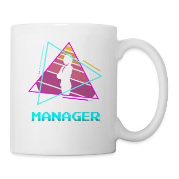 Retro Classic Manager Gestion d’entreprise - Mug blanc - blanc - Droite