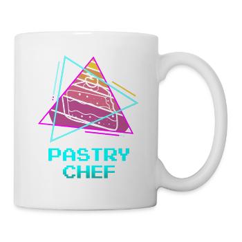 Chef Pâtissier Rétro Pâtisseries - Mug blanc - blanc - Droite