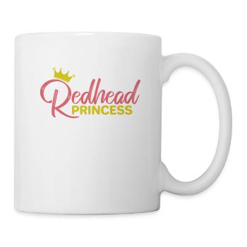 Princesse rousse beauté cheveux roux - Mug blanc - blanc - Droite