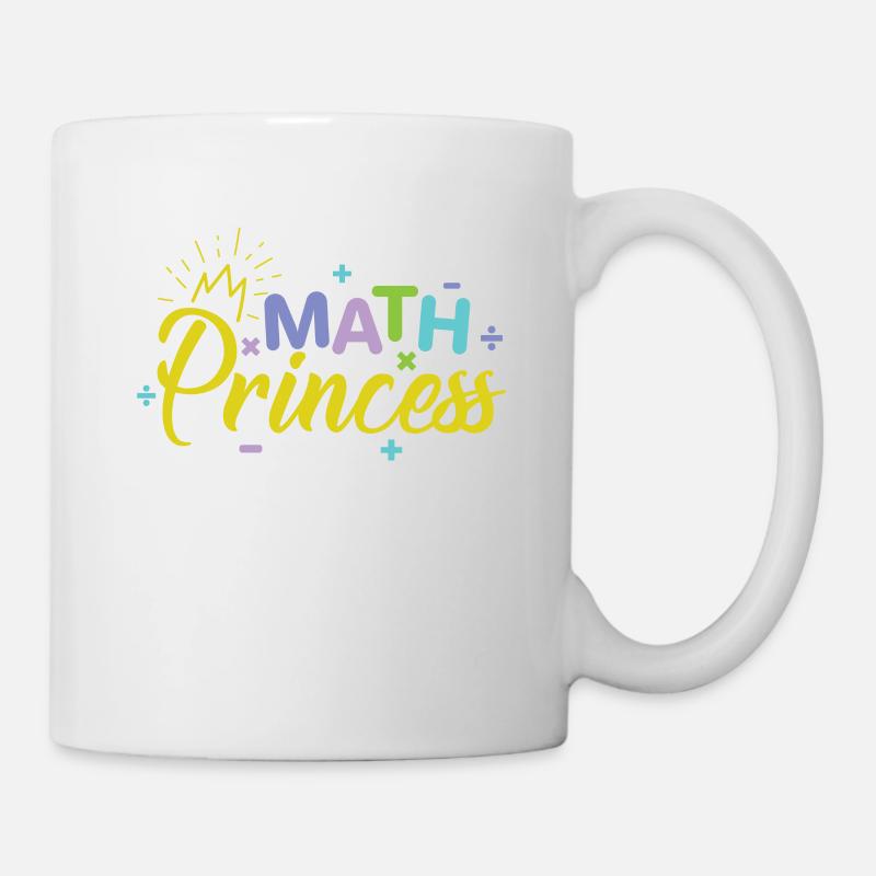 Math Princess Genie Mädchen schlaues Kind - Tasse - Weiß
