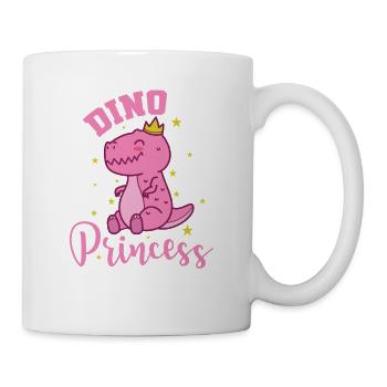 Dino Princess cute cute girl - Mug - white - Right