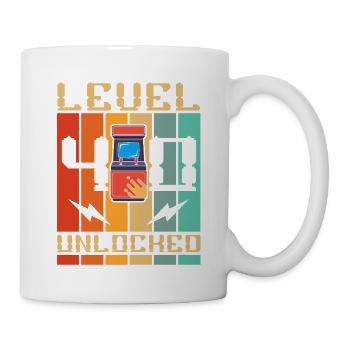 Level 40 Unlocked Arcade Machine Gamer 40. - Mug - white - Right