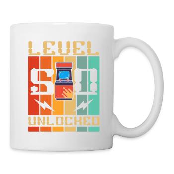 Niveau 50 Machine d’arcade débloquée Gamer 50. - Mug blanc - blanc - Droite