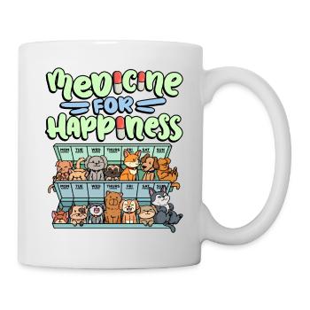 Ma pilule Happy Medicine Every Day - Mug blanc - blanc - Droite