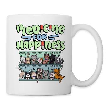 Ma pilule Happy Medicine Every Day - Mug blanc - blanc - Droite