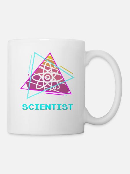 Retro Scientist Chemistry Physics Science - Tasse - Weiß