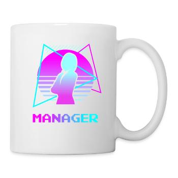 Retro Classic Manager Gestion d’entreprise - Mug blanc - blanc - Droite