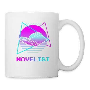 Retro Novelist Novel Author - Mug - white - Right