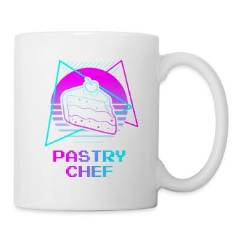 Chef Pâtissier Rétro Pâtisseries - Mug blanc - blanc - Droite