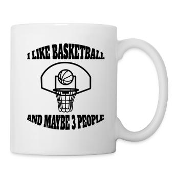 Basketball Basketballliebhaber Basketballer Verein - Tasse - Weiß - Rechts