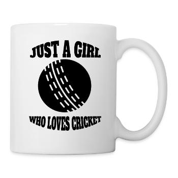 Cricket Girls Cricket Women Cricket Fan Slogan - Mug - white - Right