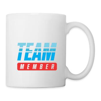 Équipe végétalienne - Mug blanc - blanc - Droite