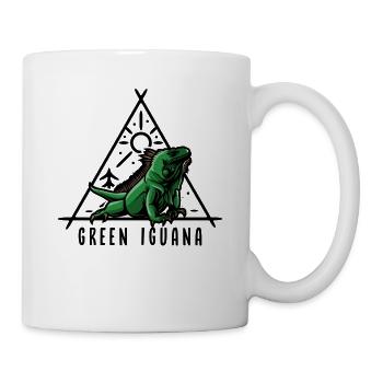 Green Iguana Reptile Keeper Lizard - Mug - white - Right