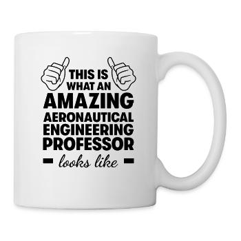Incroyable professeur d’ingénieur aéronautique - Mug blanc - blanc - Droite