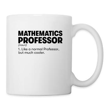 Professeur de mathématiques - Mug blanc - blanc - Droite