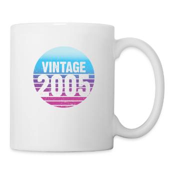 18 ans Millésime 2005 Edition Limitée 18. - Mug blanc - blanc - Droite