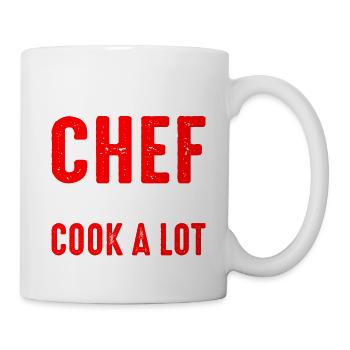I'm Not A Chef But I Cook A Lot 2 - Tasse - Weiß - Rechts