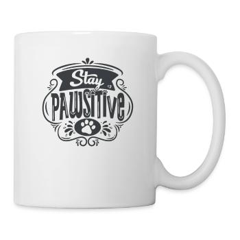 Remain Pawsitive - Mug - white - Right
