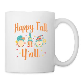 Happy autumn for all gnome fans - Mug - white - Right