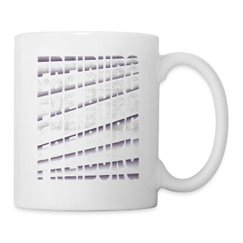Freiburg Germany City Font Skyline Home - Mug - white - Right