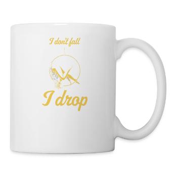 Aerial Silks I acrobatics dancer yoga design for - Mug - white - Right
