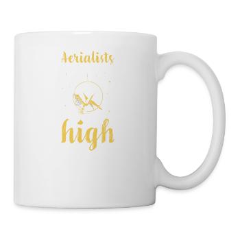 Aerial Silks I acrobatics dancer yoga design for - Mug - white - Right