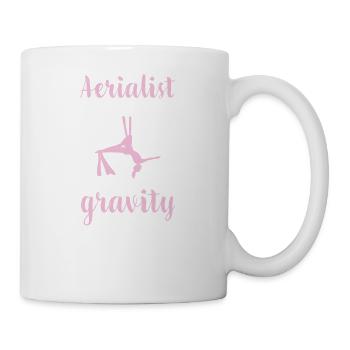 Aerial Silks I acrobatics dancer yoga design for - Mug - white - Right