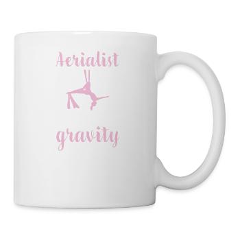 Aerial Silks I acrobatics dancer yoga design for - Mug - white - Right
