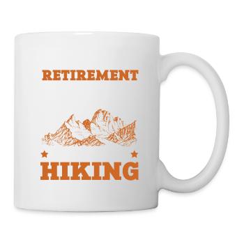 wandern klettern - Tasse - Weiß - Rechts