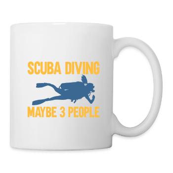 Sporttauchen Geschenk Unterwasser Sporttaucher - Tasse - Weiß - Rechts
