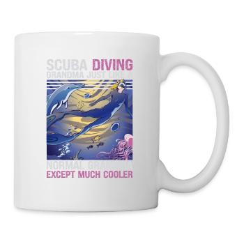 Scuba Diving Gift Underwater Scuba Diver - Mug - white - Right