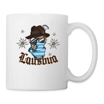 Costumes traditionnels Bavière Allemagne du Sud Dirndl Lausbua - Mug blanc - blanc - Droite