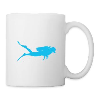 Scuba Diving Gift Underwater Scuba Diver - Mug - white - Right