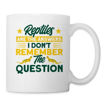 Reptile Serpent Reptiles Cadeau - Mug blanc - blanc - Droite