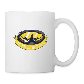 Sporttauchen Geschenk Unterwasser Sporttaucher - Tasse - Weiß - Rechts