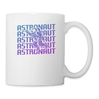 Rétro Vintage Classic Astronaut Aeronautic - Mug blanc - blanc - Droite