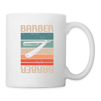 Coiffure Retro Vintage Classic Barber - Mug blanc - blanc - Droite