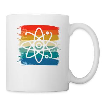 Rétro Vintage Scientifique Chimie Physique Science - Mug blanc - blanc - Droite