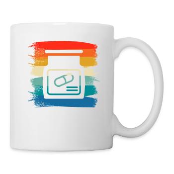 Retro Vintage Pharmacist Pharmacy - Mug - white - Right