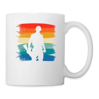 Rétro Vintage Soldat Armée Militaire - Mug blanc - blanc - Droite