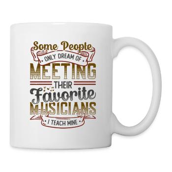 Ich Schnarche Nicht, Ich Träume, Ich Bin Eine Tuba - Tasse - Weiß - Rechts