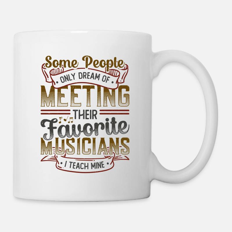 Ich Schnarche Nicht, Ich Träume, Ich Bin Eine Tuba - Tasse - Weiß