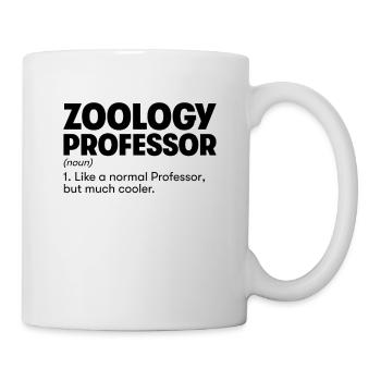 Professeur de zoologie - Mug blanc - blanc - Droite